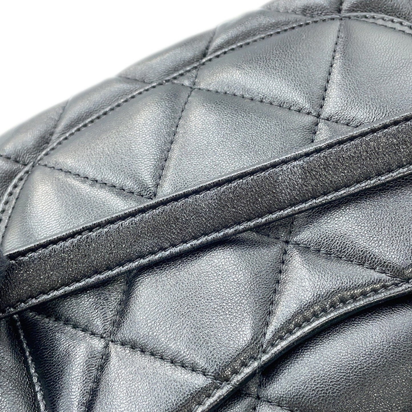 Chanel Black Leather Mini Flap Bag