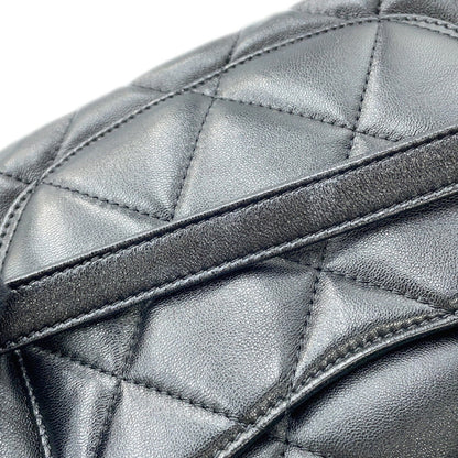 Chanel Black Leather Mini Flap Bag