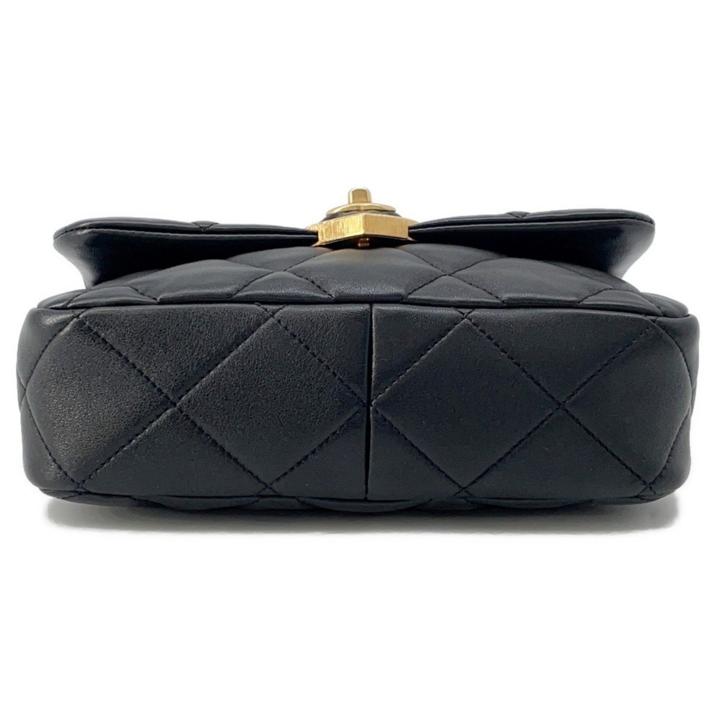 Chanel Black Leather Mini Flap Bag