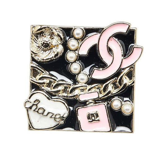Chanel Gold Metal Coco Mark