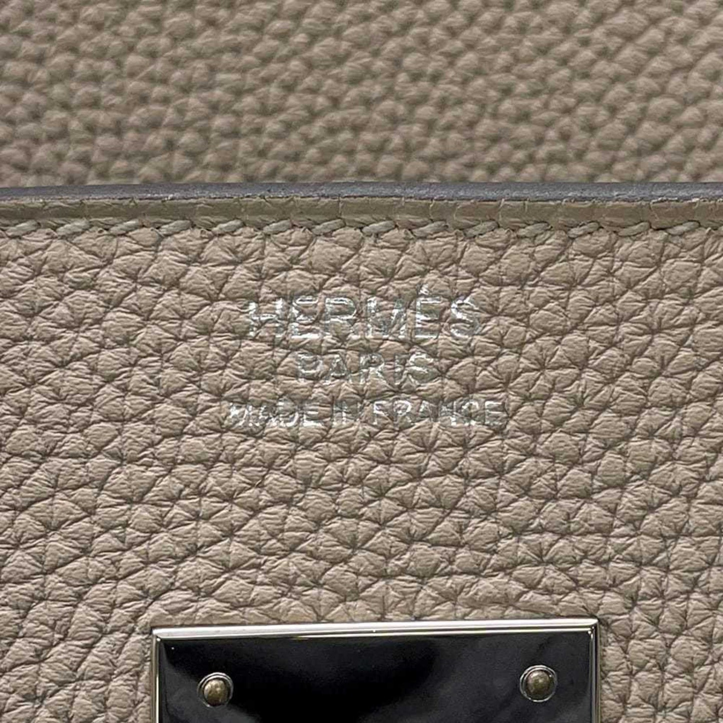 Hermès Gray Leather Birkin 30
