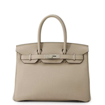 Hermès Gray Leather Birkin 30