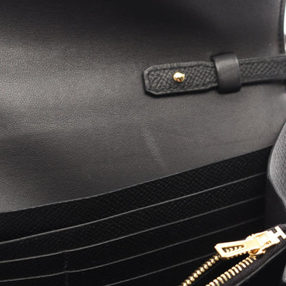 Hermès Black Leather Constance