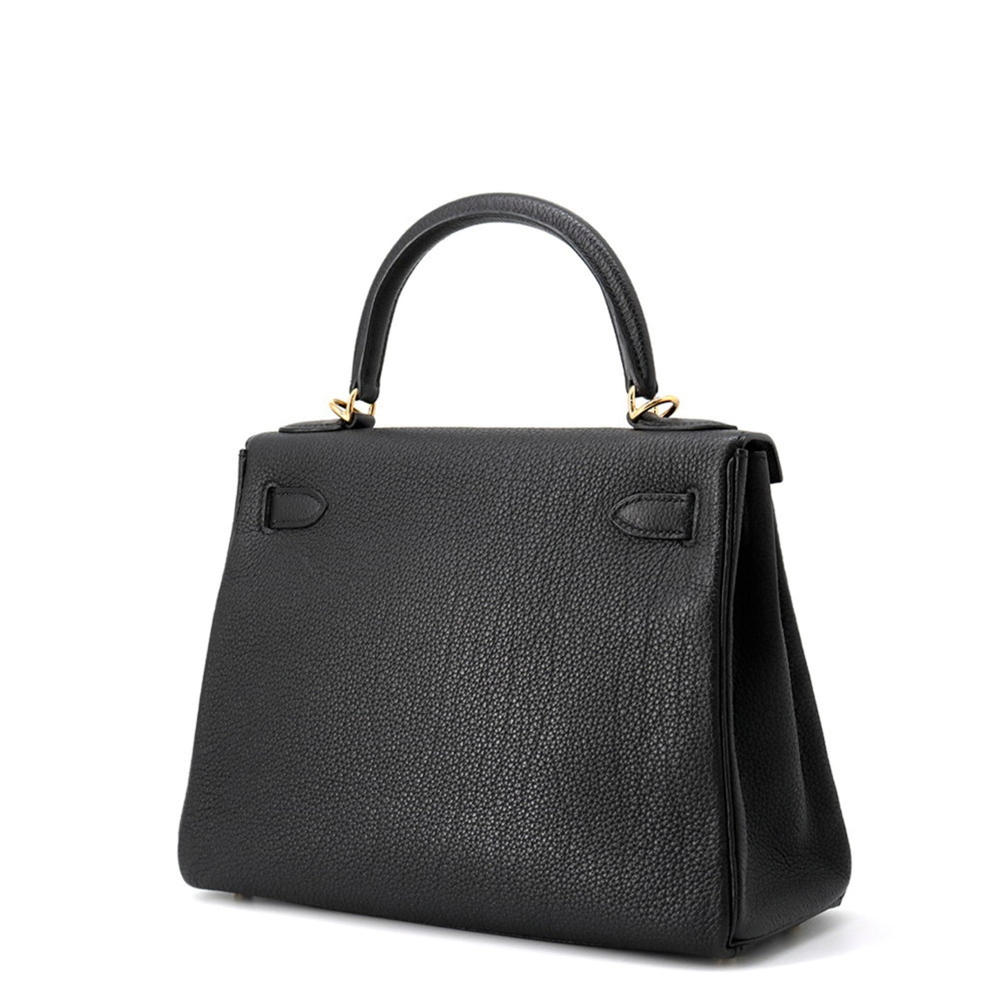 Hermès Black Leather Kelly 28