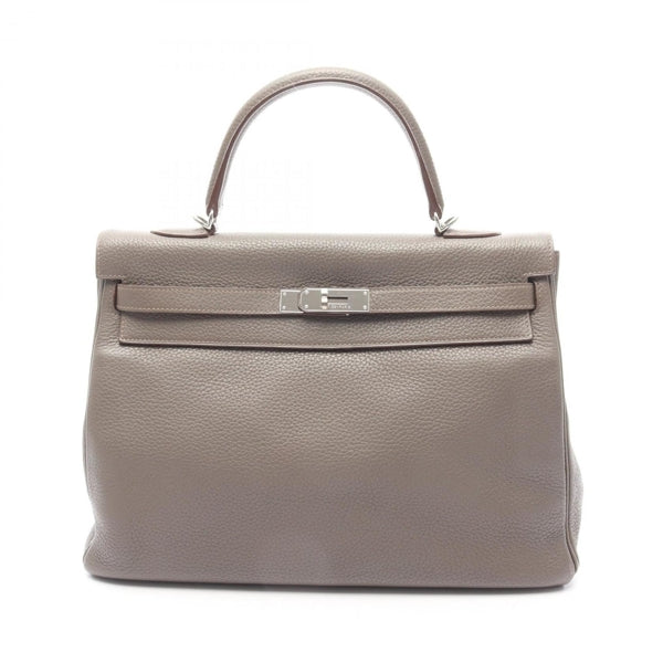 Hermès Black Leather Kelly 25