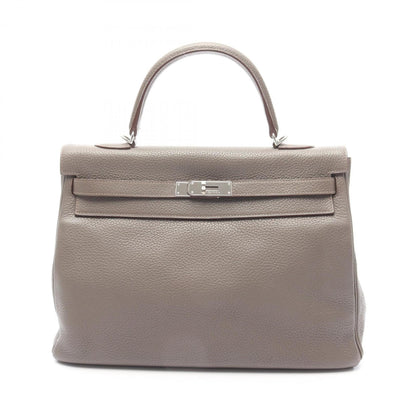 Hermès Brown Leather Kelly 35