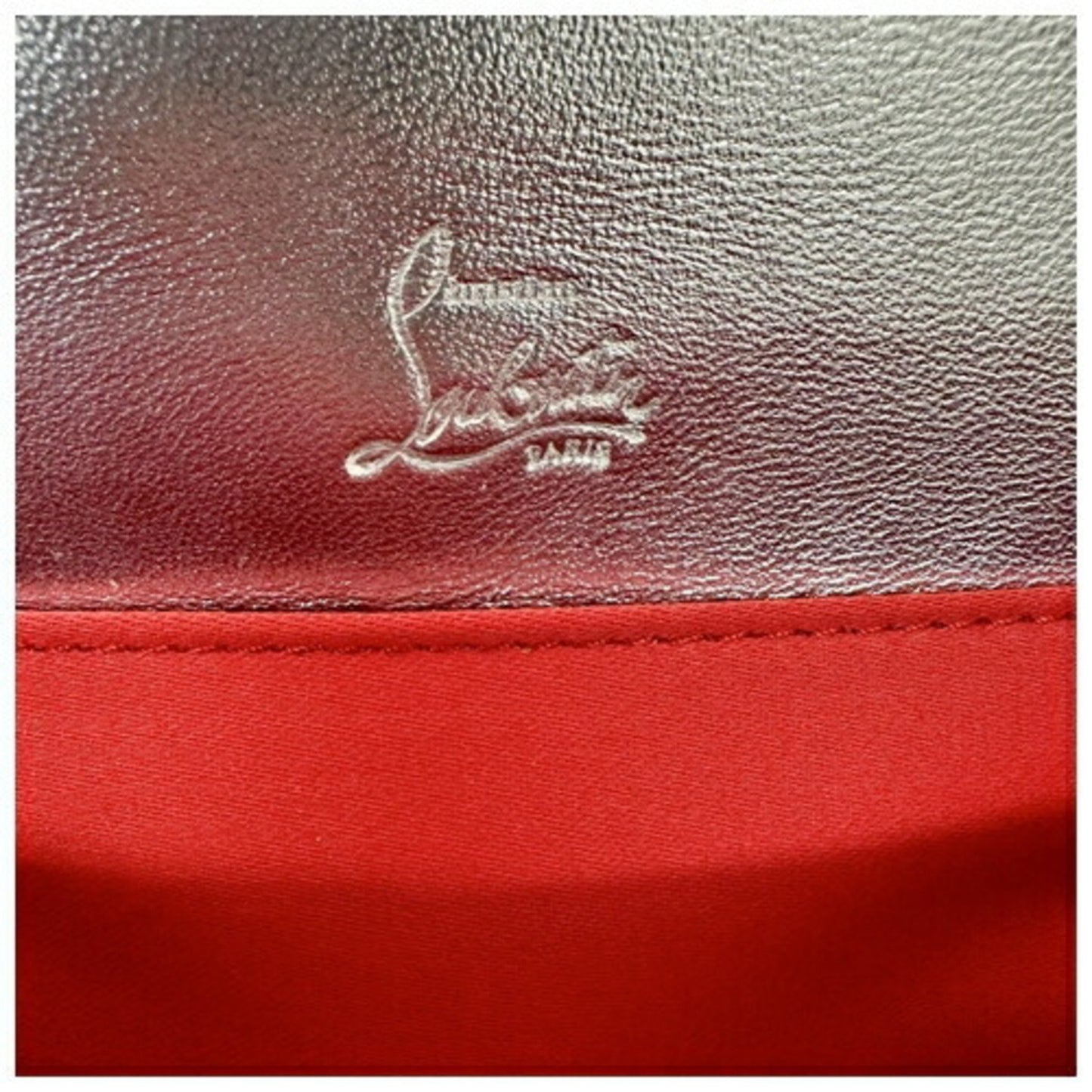 Christian Louboutin Silver Leather Spike
