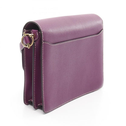 Hermès Purple Leather Roulis