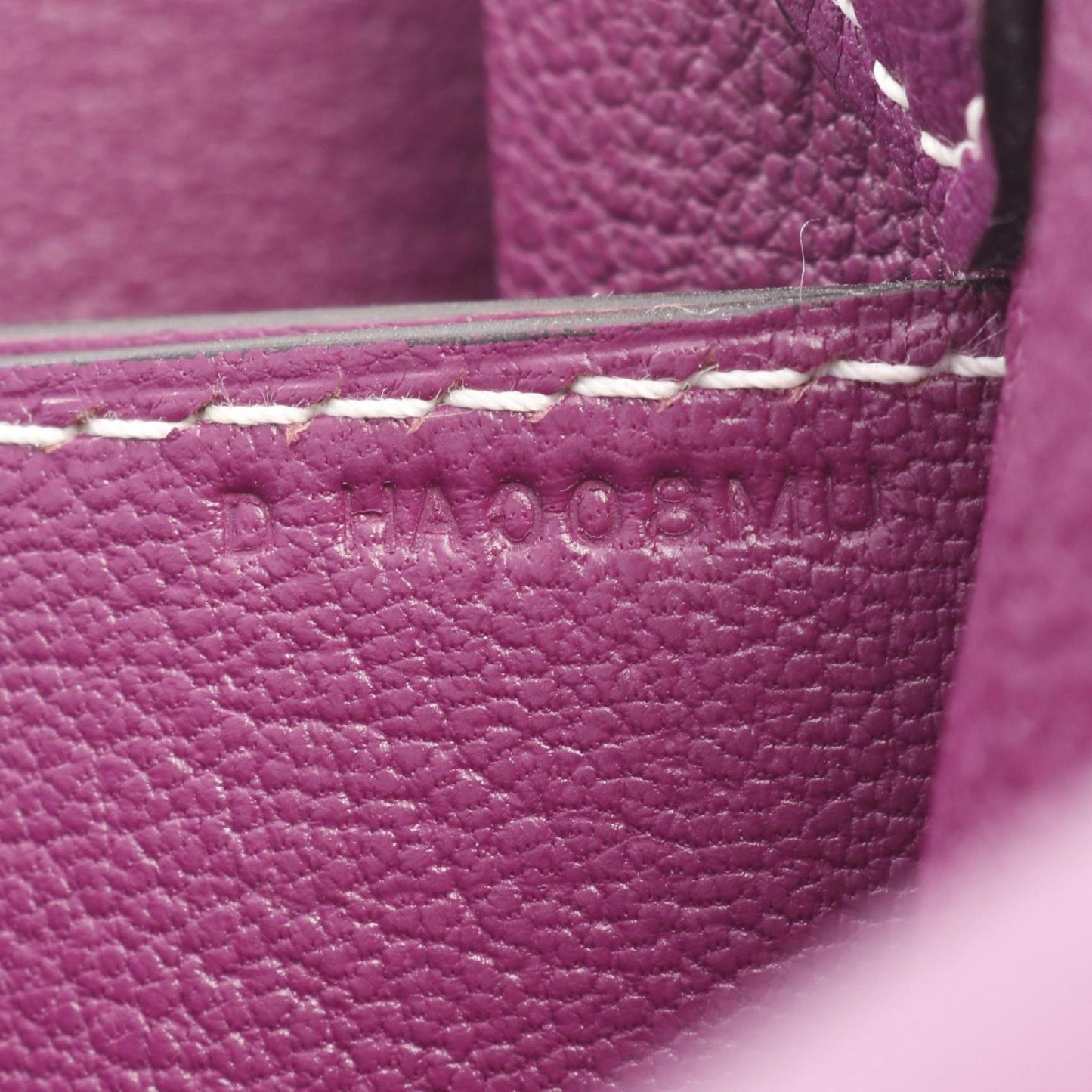 Hermès Purple Leather Roulis