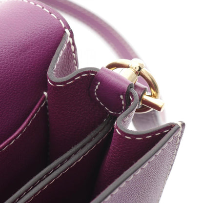 Hermès Purple Leather Roulis