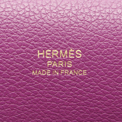 Hermès Purple Leather Roulis