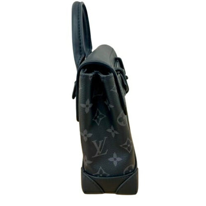 Louis Vuitton Black Canvas Steamer
