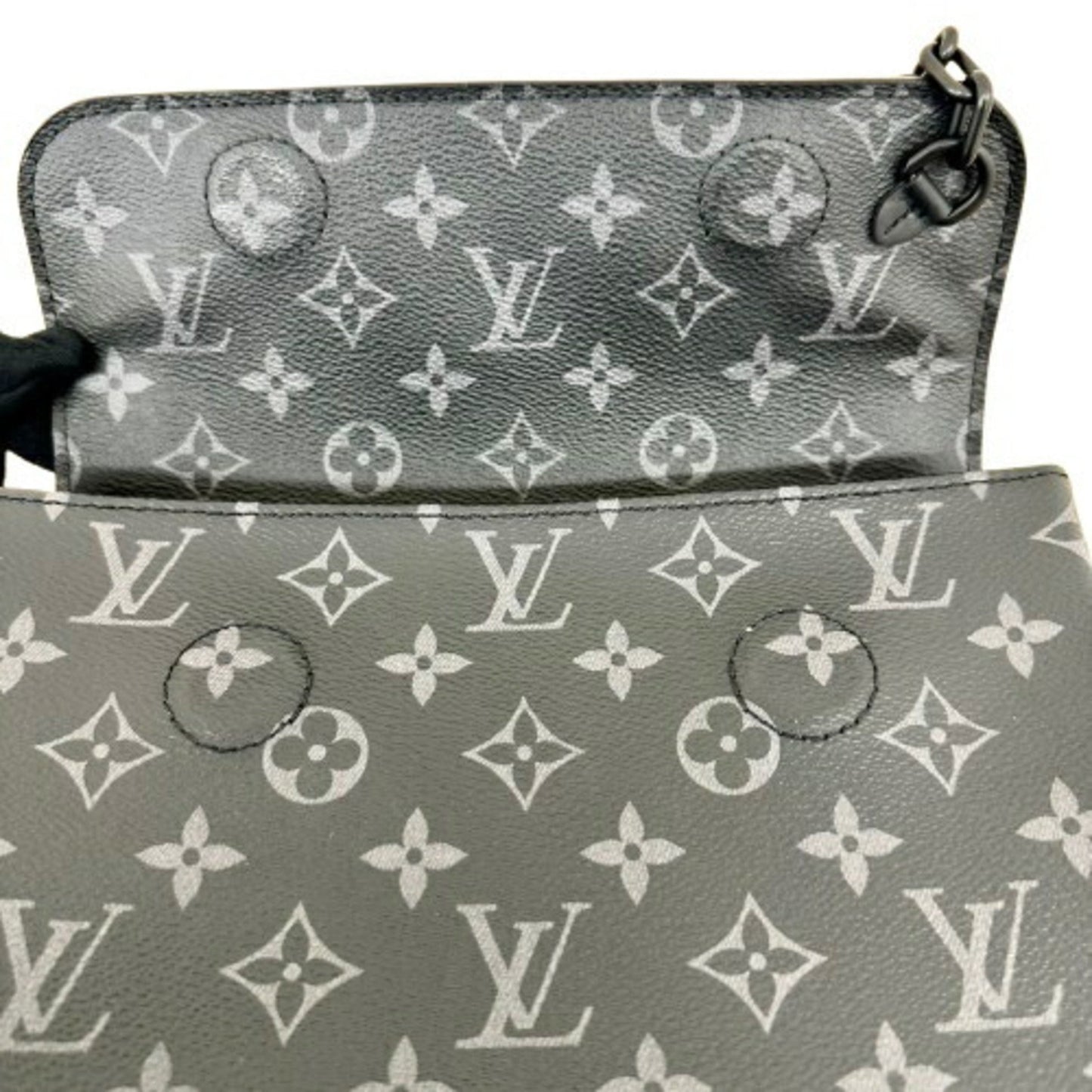 Louis Vuitton Black Canvas Steamer