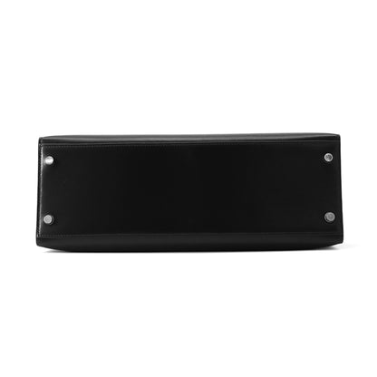 Hermès Black Leather Kelly 32