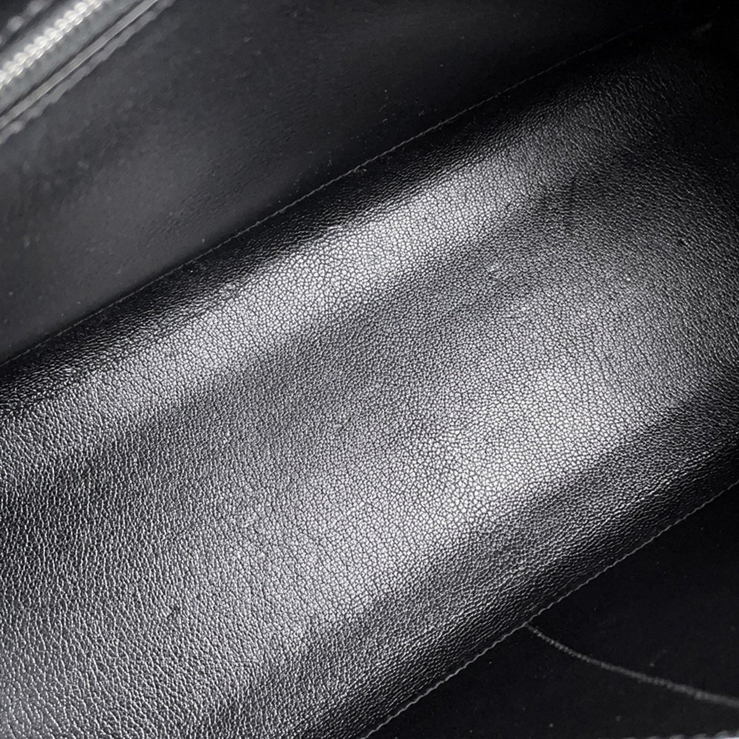 Hermès Black Leather Kelly 32