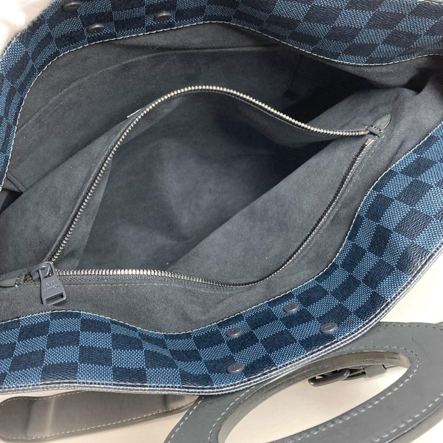 Louis Vuitton Blue Canvas North South