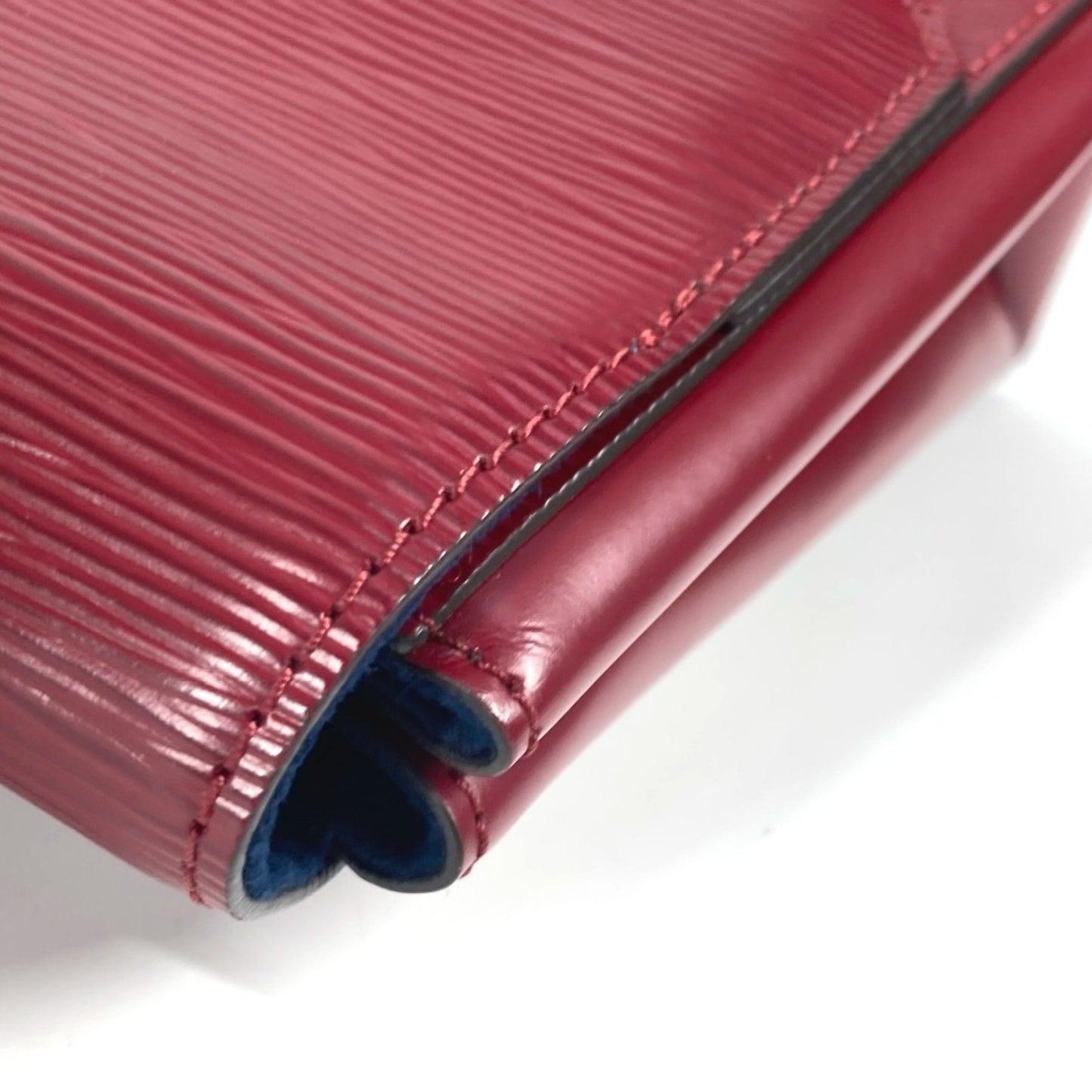 Louis Vuitton Red Leather Grenelle