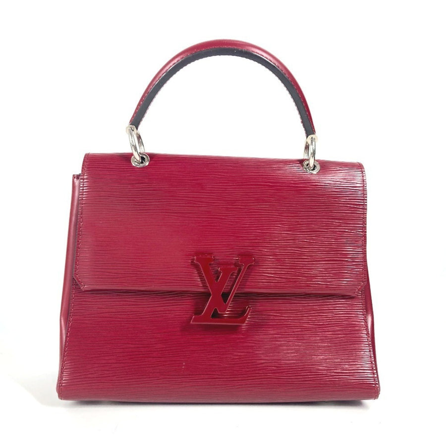 Louis Vuitton Red Leather Grenelle