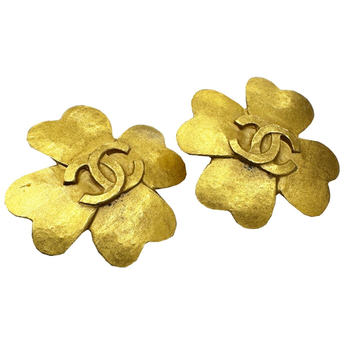 Chanel Gold Gold Plated Coco Mark