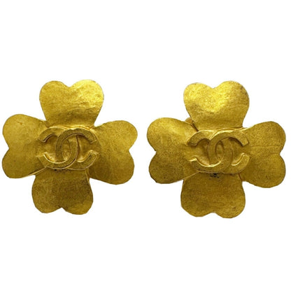 Chanel Gold Gold Plated Coco Mark