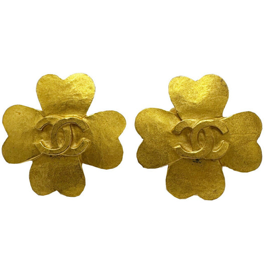 Chanel Gold Gold Plated Coco Mark