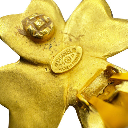 Chanel Gold Gold Plated Coco Mark