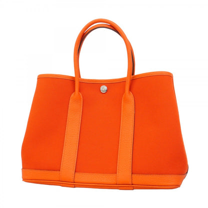 Hermès Orange Canvas Garden Party