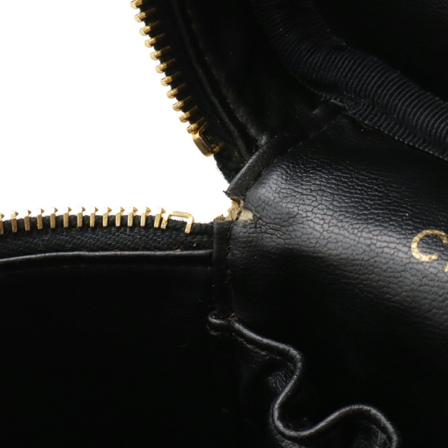 Chanel Black Leather Vanity