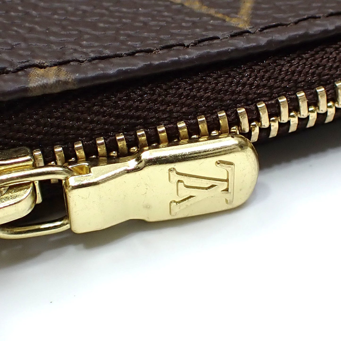 Louis Vuitton Brown Canvas Mini Pochette Accessoires