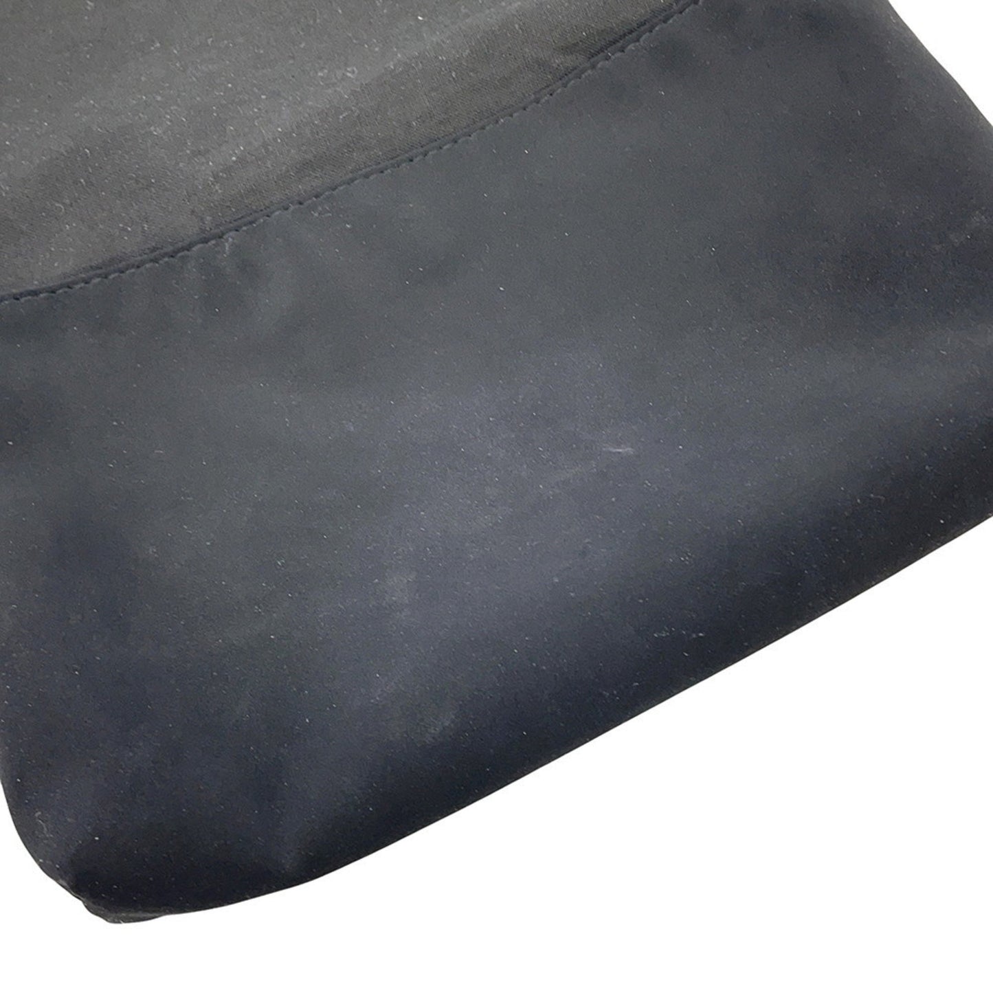 Chanel Gray Leather Coco Mark