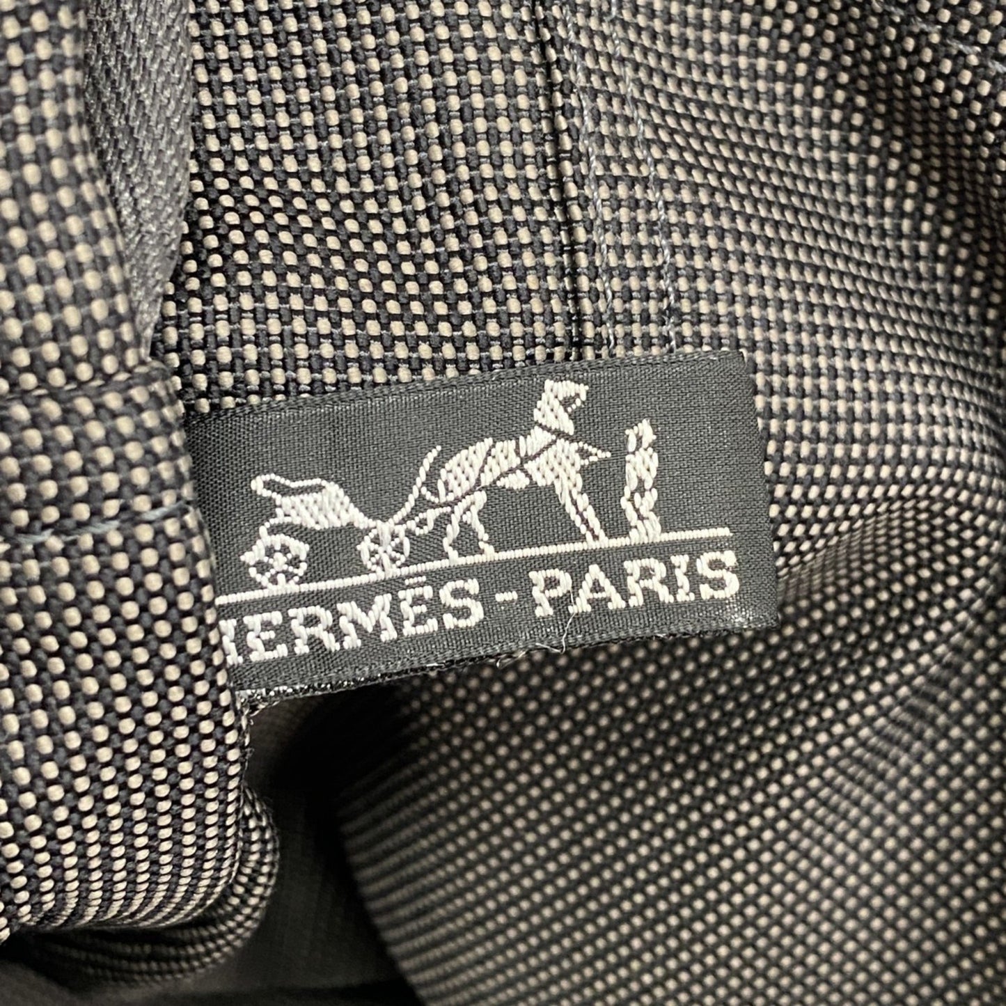 Hermès Gray Canvas Herline