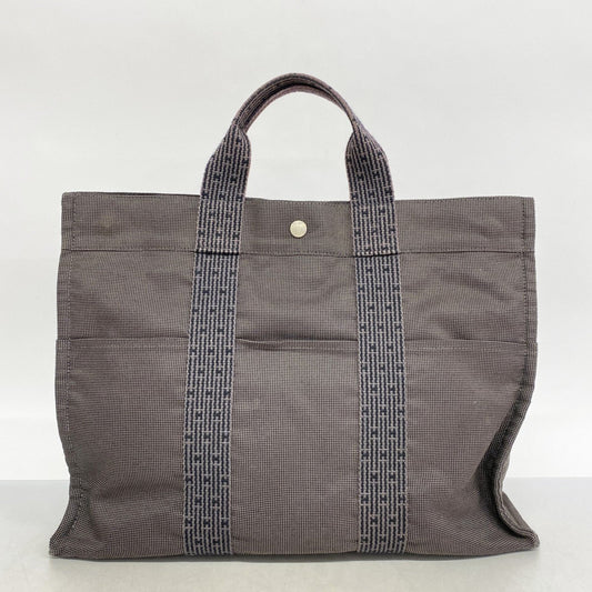 Hermès Gray Canvas Herline