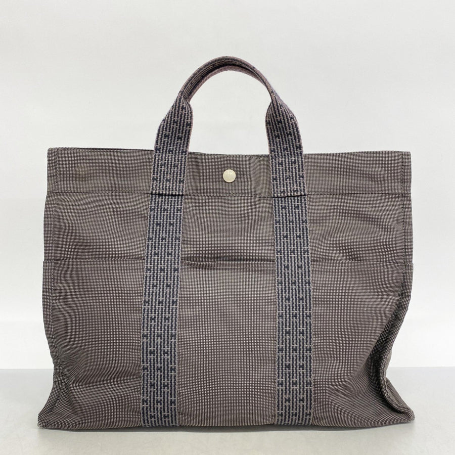 Hermès Gray Canvas Herline