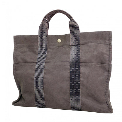 Hermès Gray Canvas Herline
