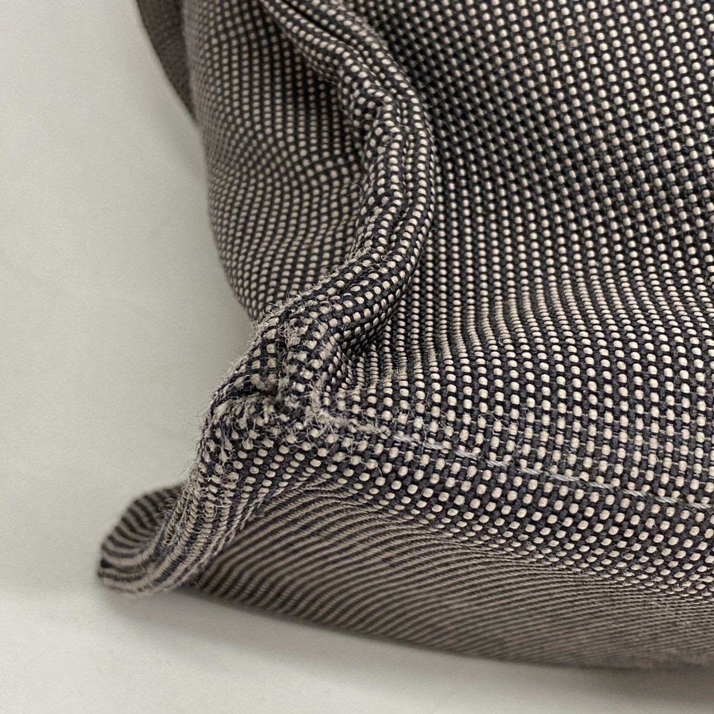 Hermès Gray Canvas Herline