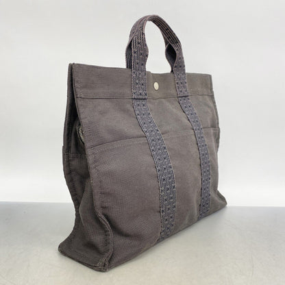 Hermès Gray Canvas Herline