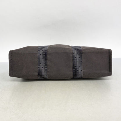 Hermès Gray Canvas Herline