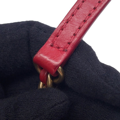 Chanel Red Leather -