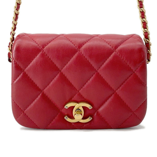 Chanel Red Leather -
