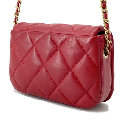 Chanel Red Leather -