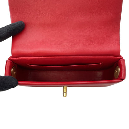 Chanel Red Leather -