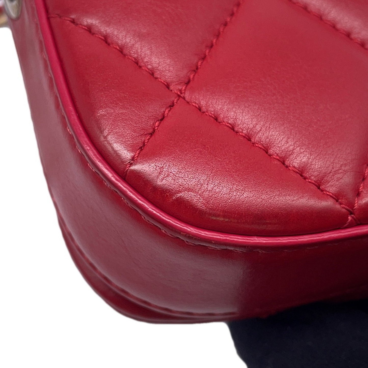 Chanel Red Leather -