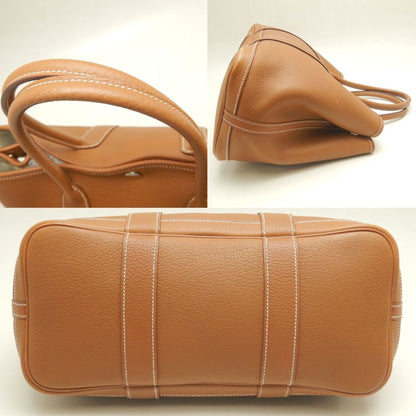 Hermès Brown Leather Garden Party