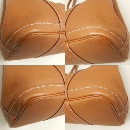 Hermès Brown Leather Garden Party