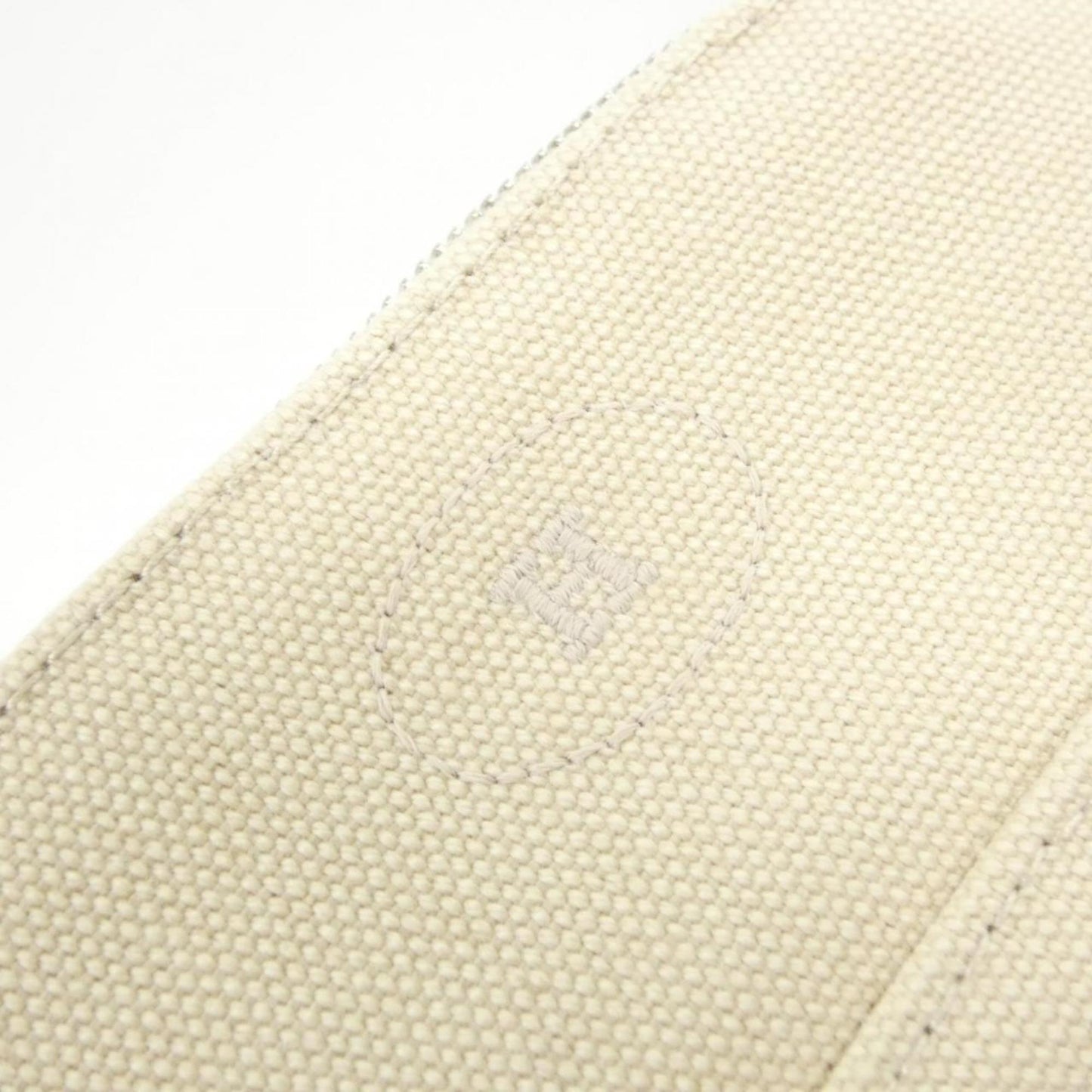 Hermès White Canvas Bolide