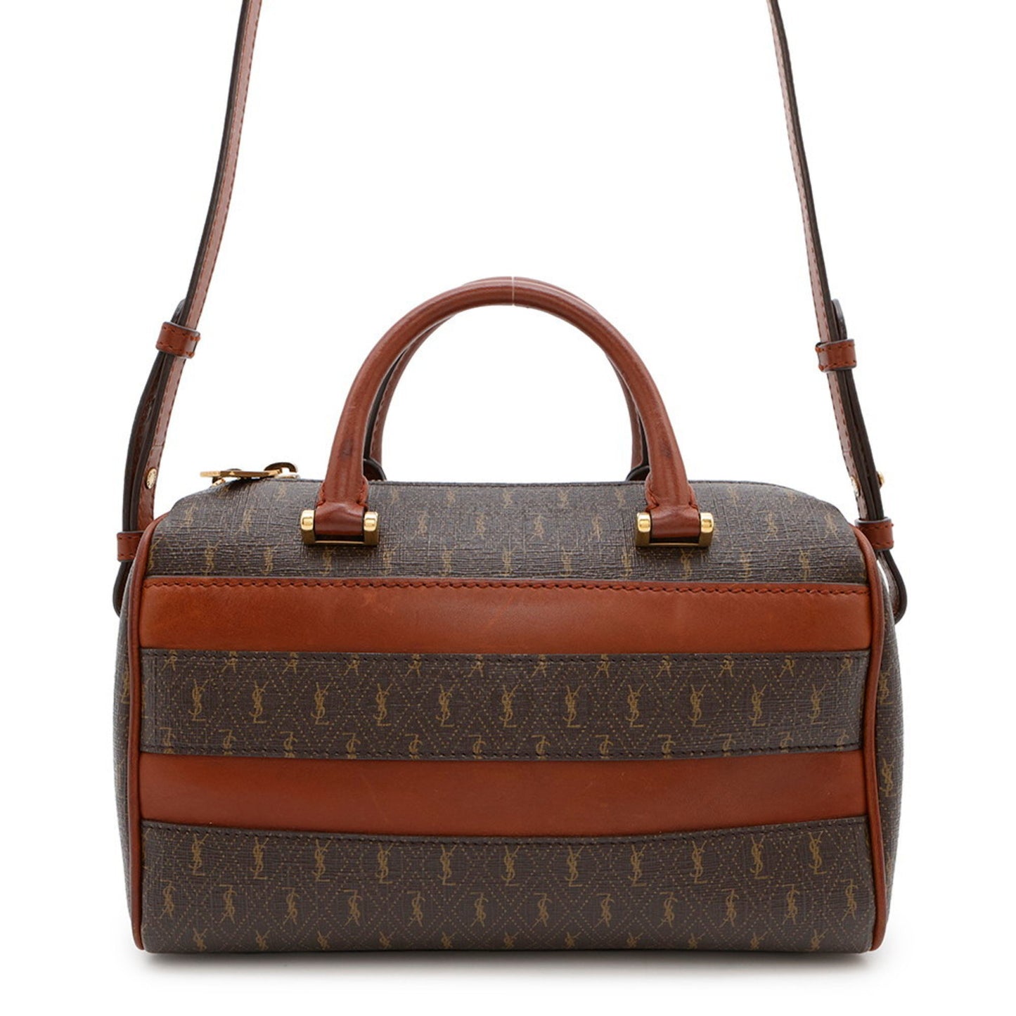 Saint Laurent Brown Canvas Duffle