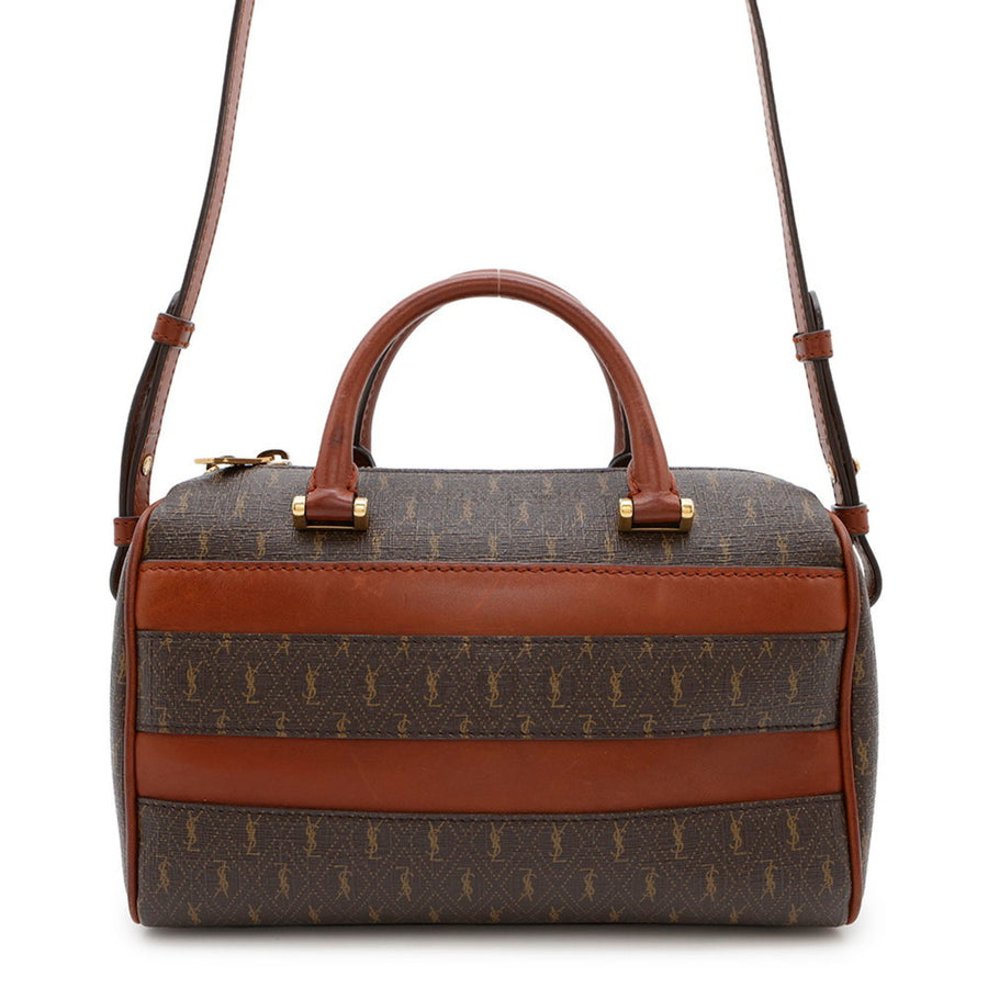 Saint Laurent Brown Canvas Duffle