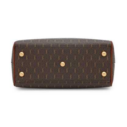 Saint Laurent Brown Canvas Duffle