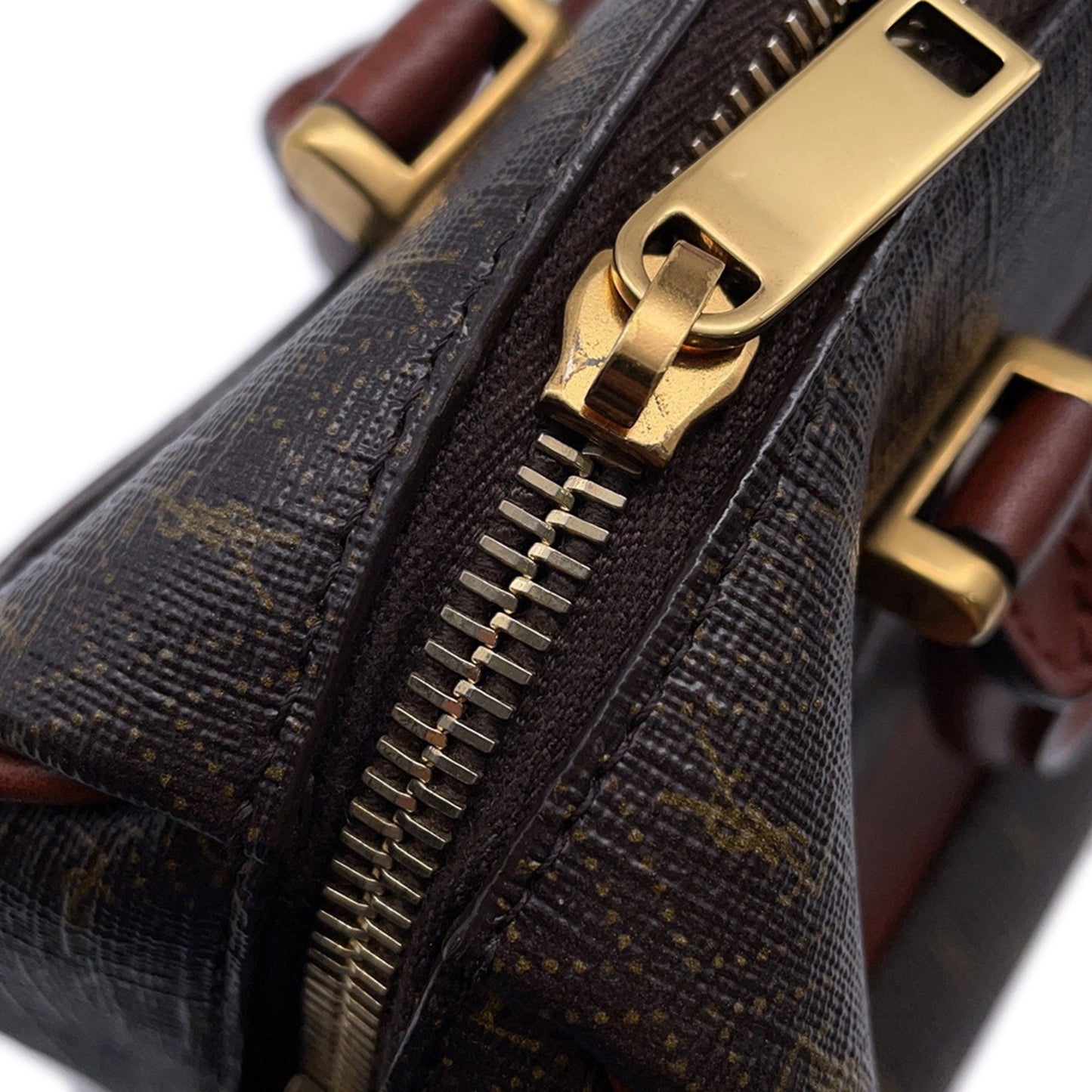 Saint Laurent Brown Canvas Duffle