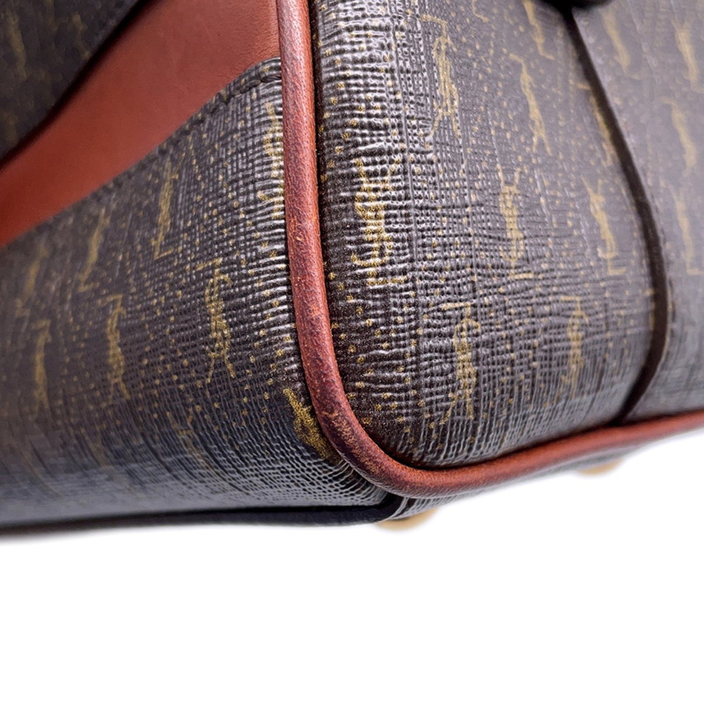 Saint Laurent Brown Canvas Duffle